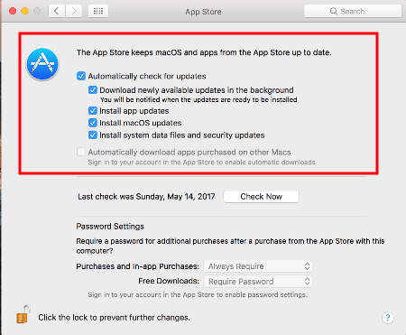 Stop automatic download on mac high sierra